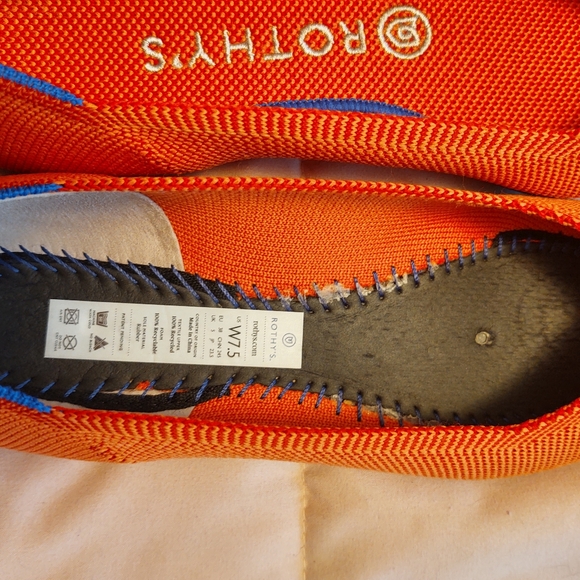 Rothy's the Point Persimmon EUC size 7.5 - Picture 4 of 4